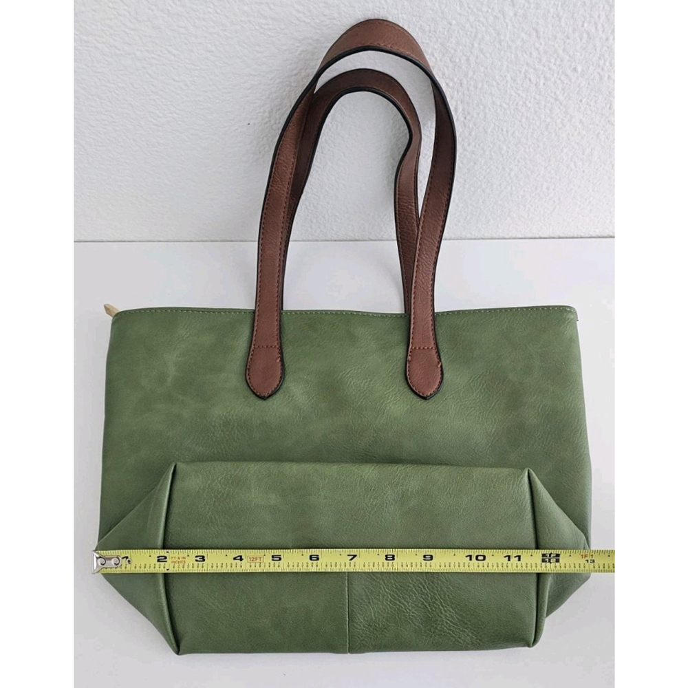 Long & Son London Olive Green Tote Bag - Excellent Pre-owned Condition - Picture 14 of 15